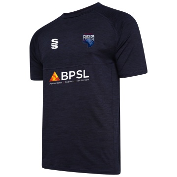 U15 Eagles - Dual Gym T-shirt : Navy Melange