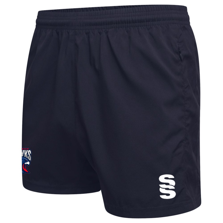 U13 Hawks - Performance Gym Short : Navy