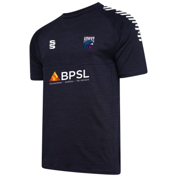 Youth's Dual Gym T-shirt : Navy Melange