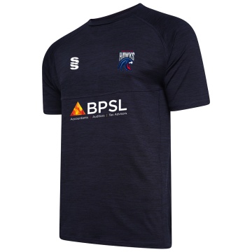U13 Hawks - Dual Gym T-shirt : Navy Melange