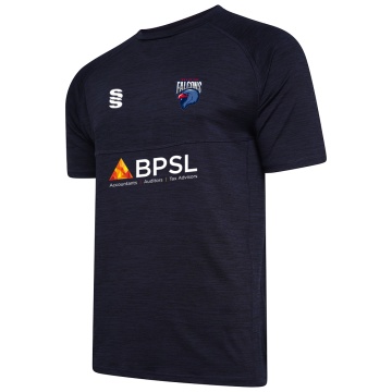 U17 Falcons - Dual Gym T-shirt : Navy Melange