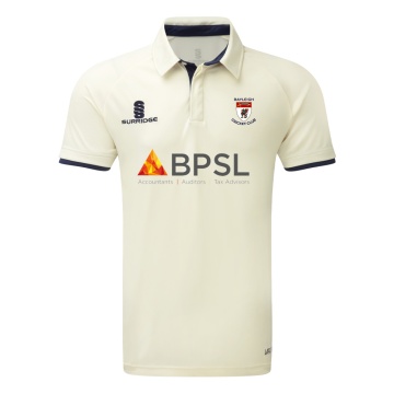 Youth - Ergo Cricket Shirt - Short Sleeve : Navy Trim