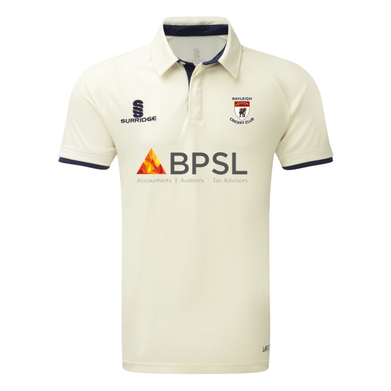 Youth - Ergo Cricket Shirt - Short Sleeve : Navy Trim